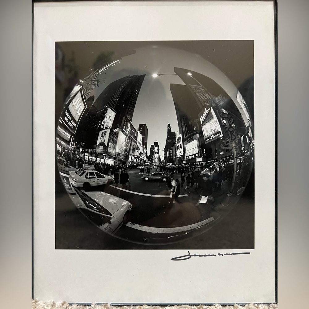 Fisheye Lens photo - Times Square by Alex Leykin